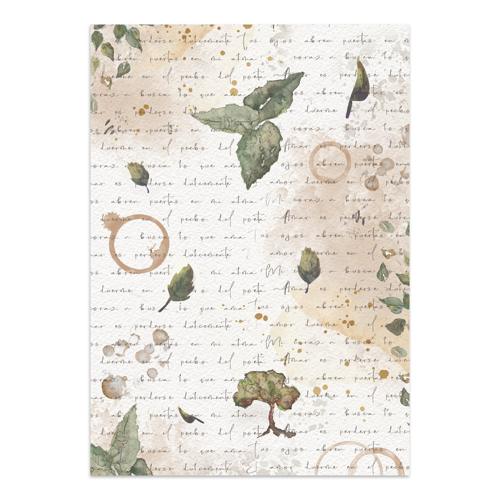 Stamperia – Junk Journal – adesivi, ritagli e sfondi - Flowers and Poems - immagine 17