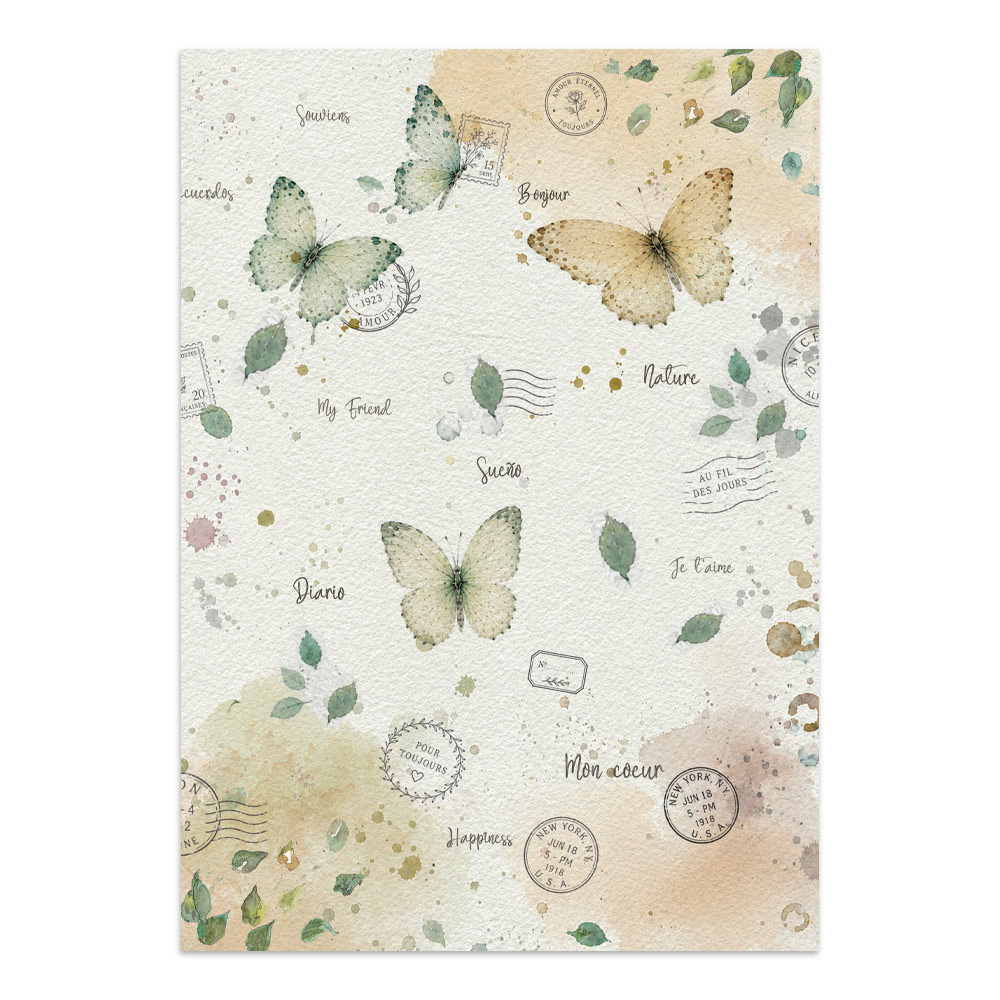 Stamperia – Junk Journal – adesivi, ritagli e sfondi - Flowers and Poems - immagine 22