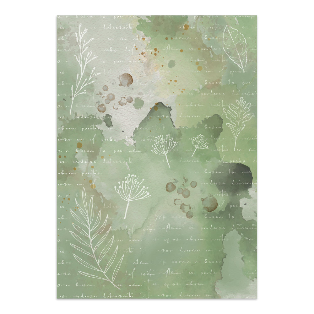 Stamperia – Junk Journal – adesivi, ritagli e sfondi - Flowers and Poems - immagine 34