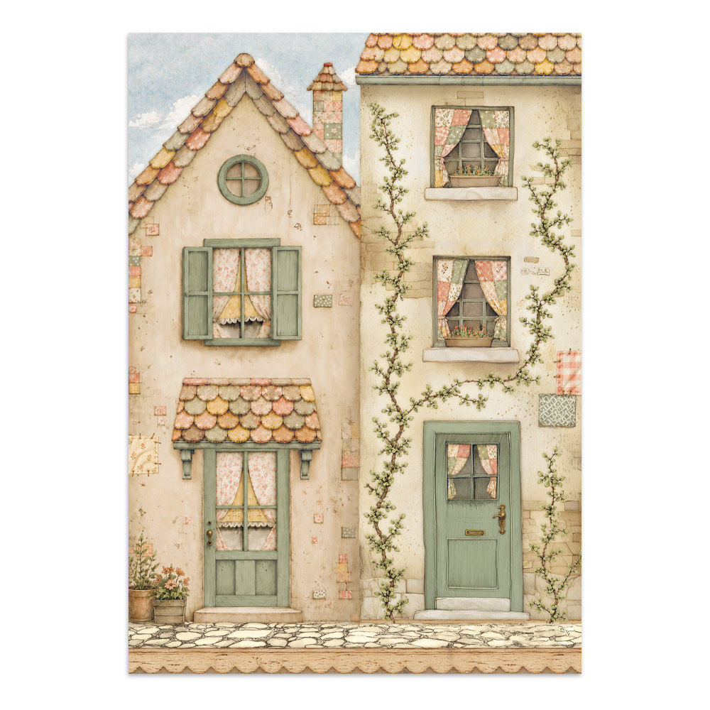 Stamperia – Junk Journal – adesivi, ritagli e sfondi - Cozy Family - immagine 4