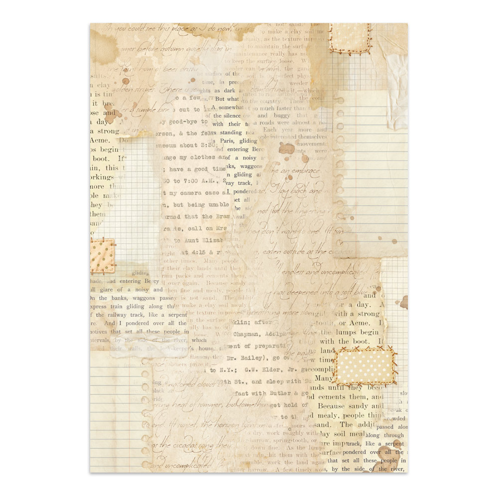 Stamperia – Junk Journal – adesivi, ritagli e sfondi - Cozy Family - immagine 15
