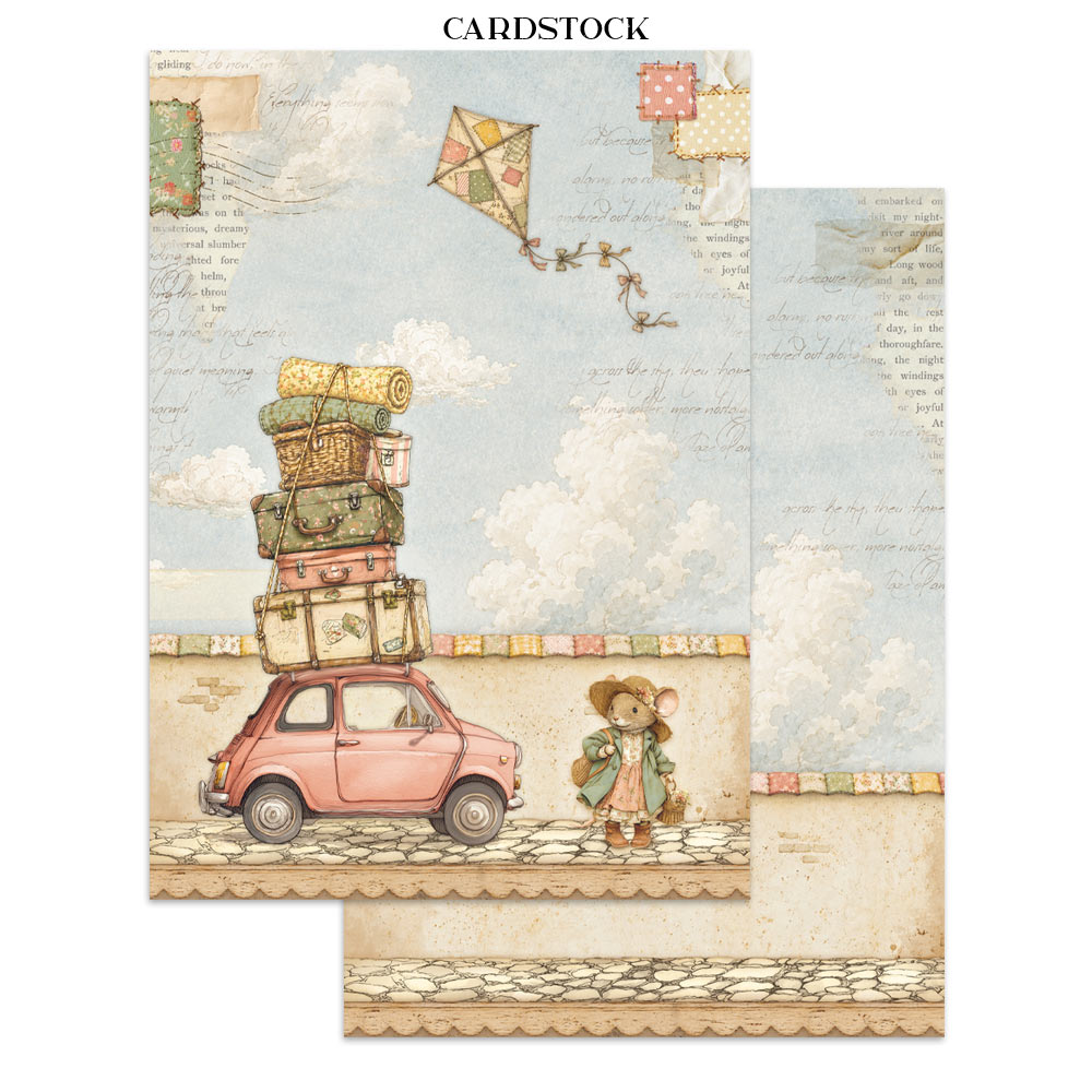 Stamperia – Junk Journal – adesivi, ritagli e sfondi - Cozy Family - immagine 16