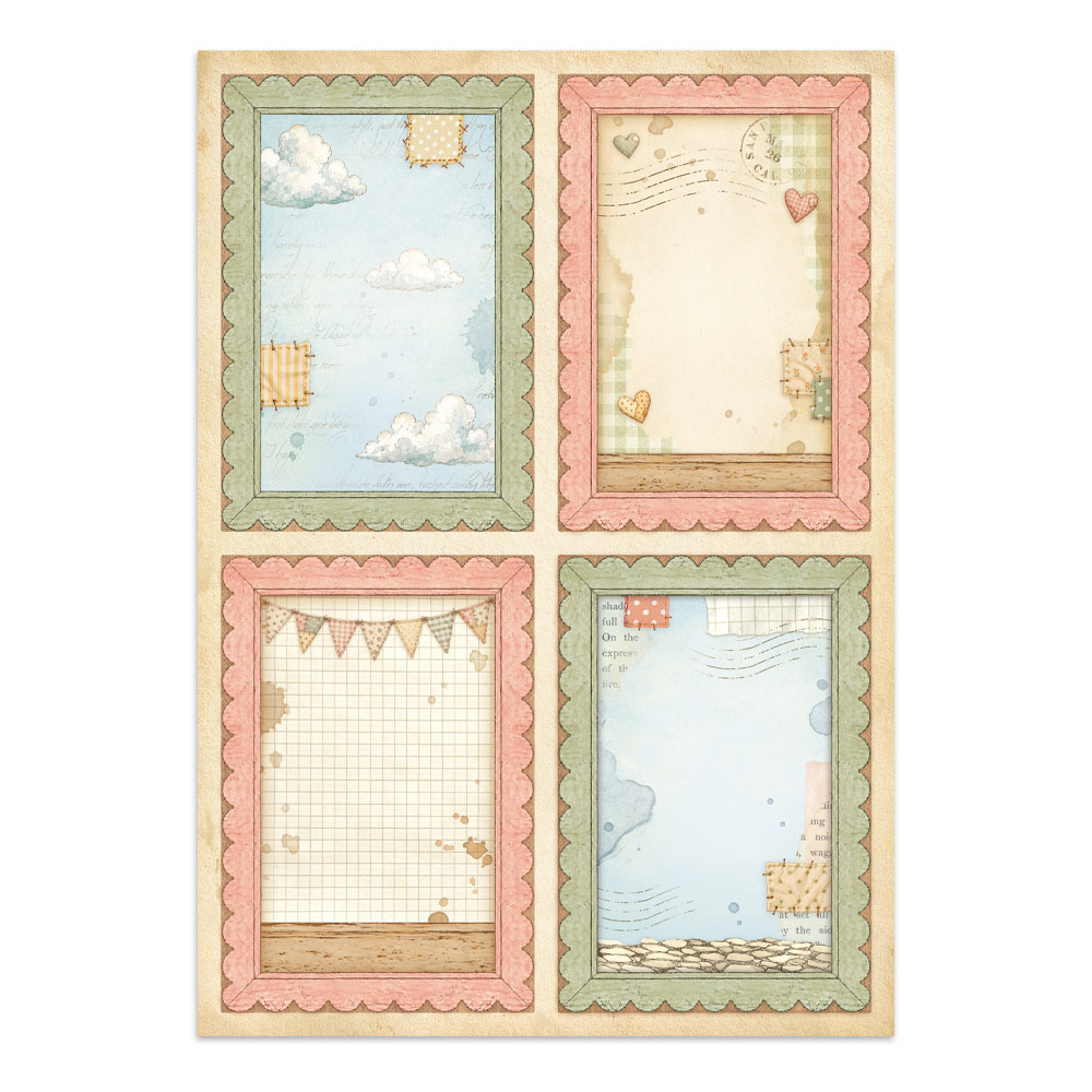 Stamperia – Junk Journal – adesivi, ritagli e sfondi - Cozy Family - immagine 26