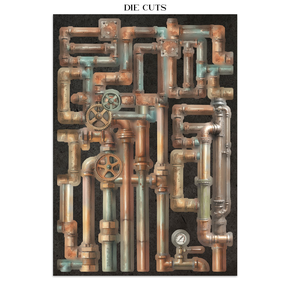 Stamperia – Junk Journal Focus Points A5 - Gardens of Time - immagine 29
