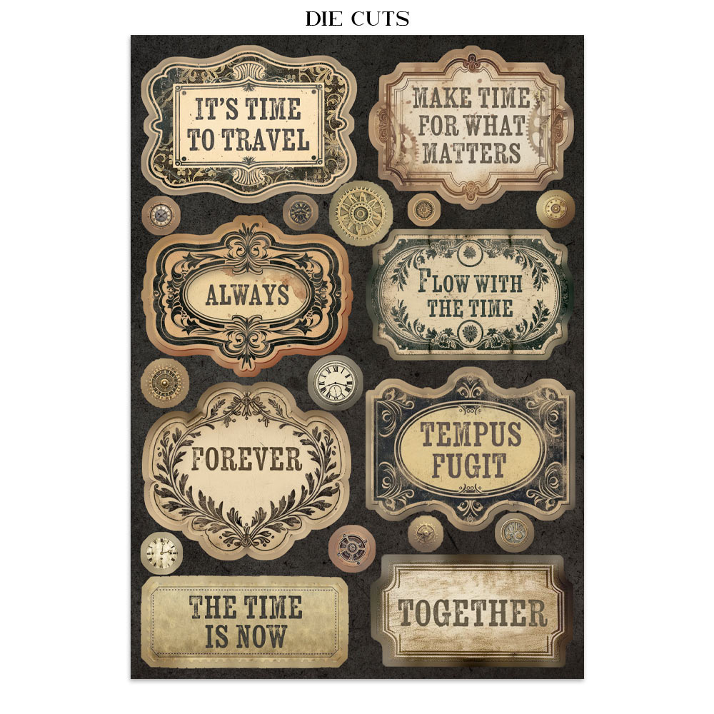 Stamperia – Junk Journal Focus Points A5 - Gardens of Time - immagine 34
