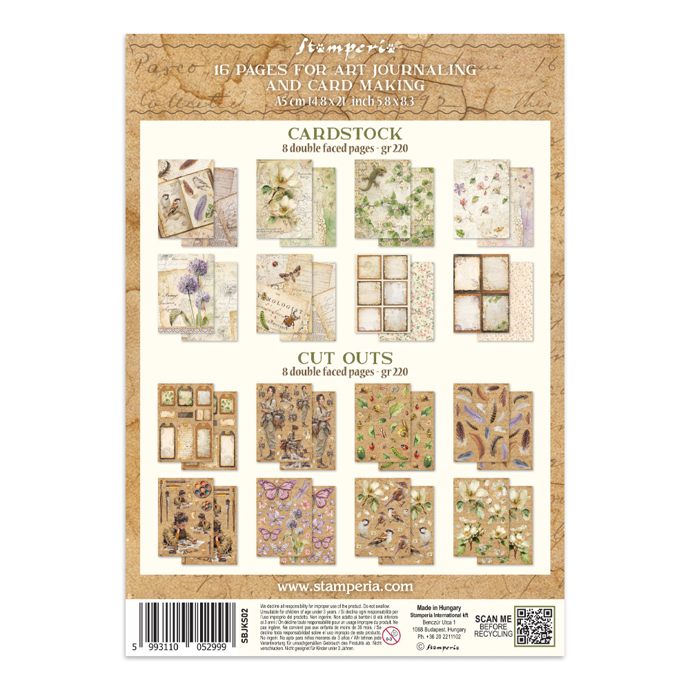 Stamperia – Junk Journal Focus Points A5 - All Around - immagine 36