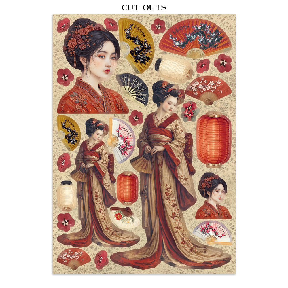 Stamperia – Junk Journal Focus Points A5 - Oriental Garden - immagine 27