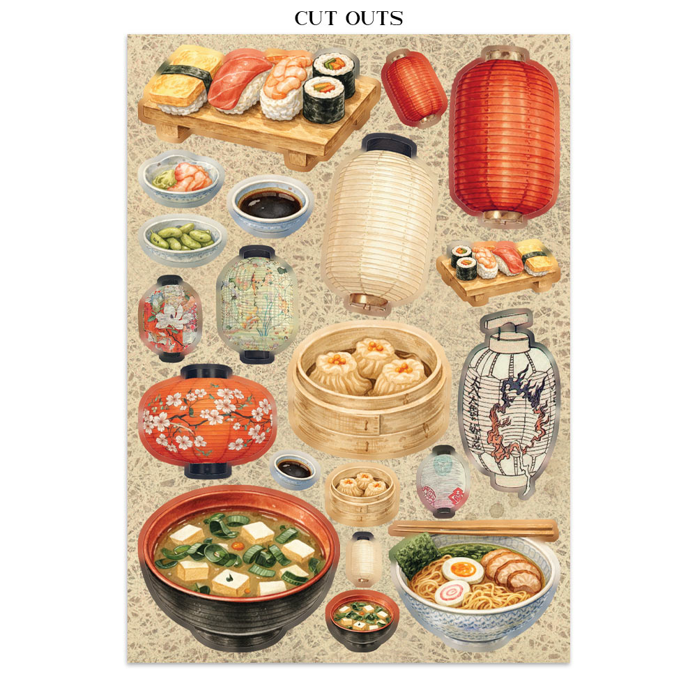 Stamperia – Junk Journal Focus Points A5 - Oriental Garden - immagine 29
