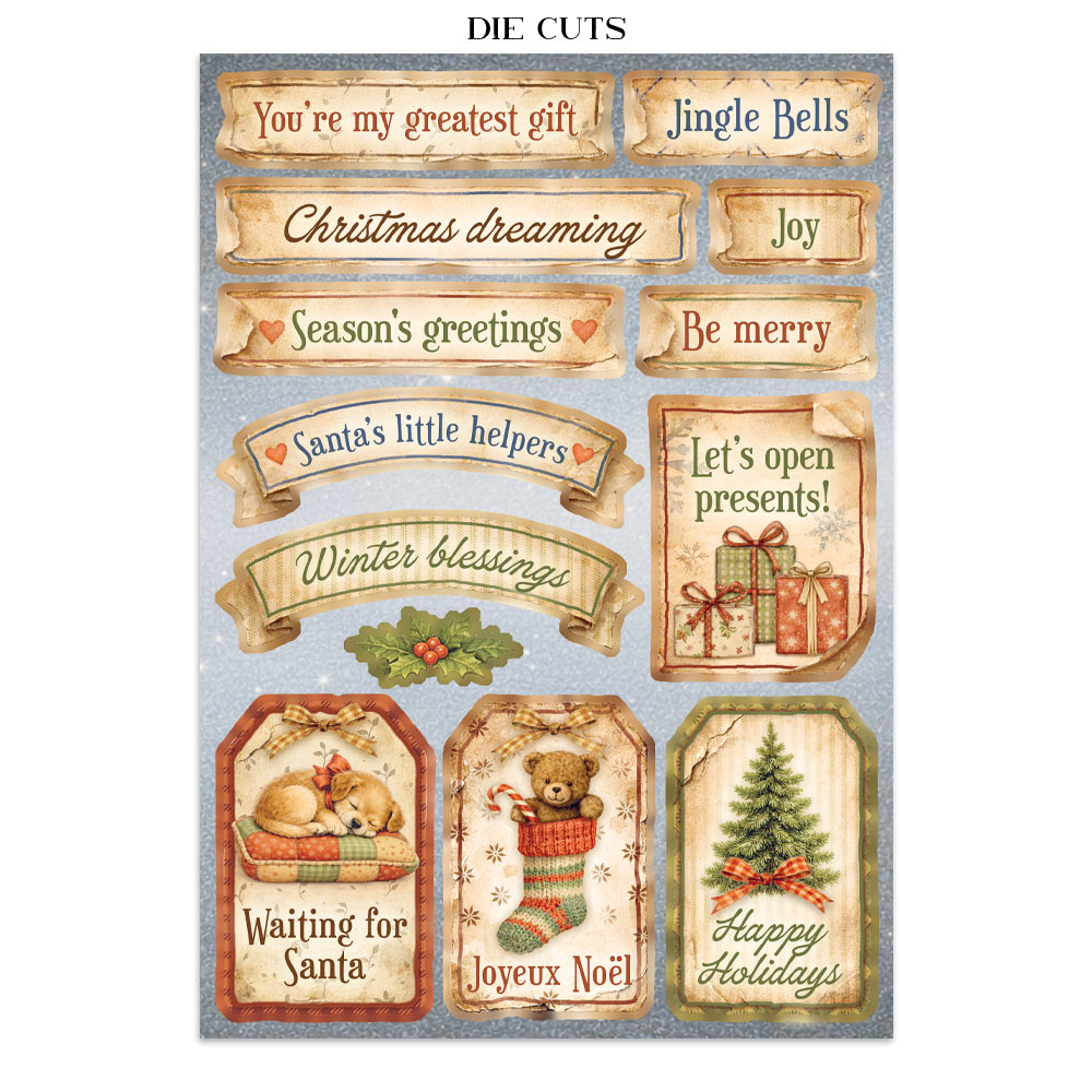 Stamperia – Junk Journal Focus Points A5 - Silent Night - immagine 33