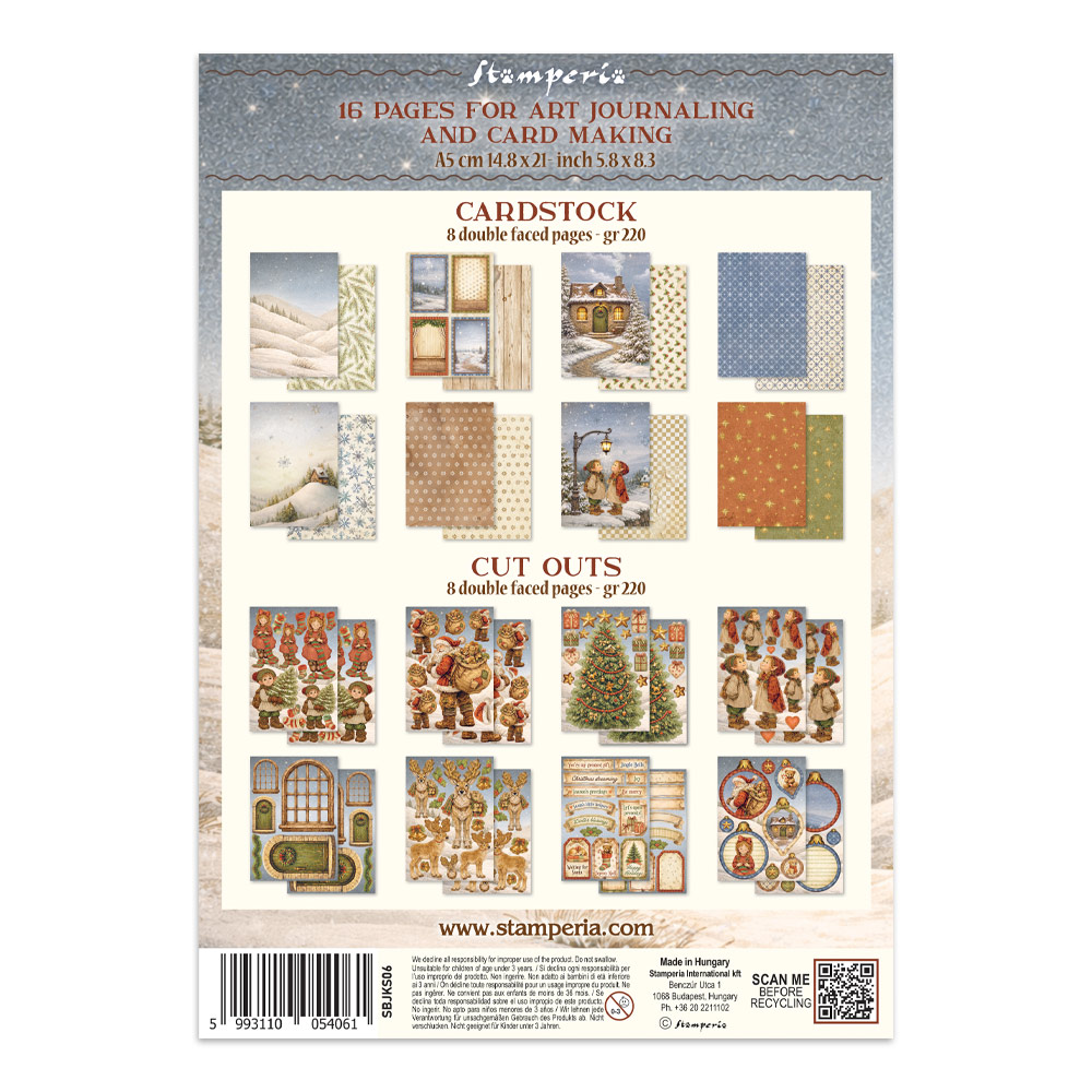Stamperia – Junk Journal Focus Points A5 - Silent Night - immagine 36