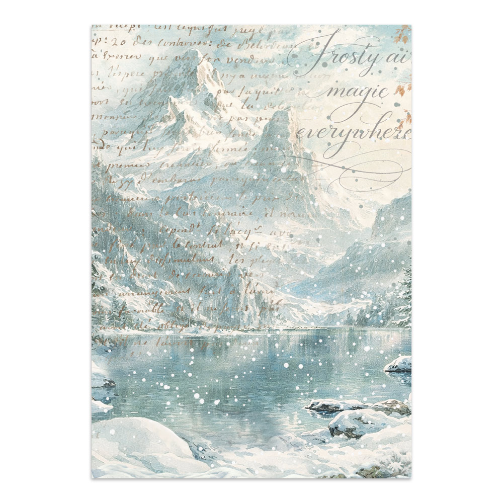 Stamperia – Junk Journal Focus Points A5 - White Christmas - immagine 4