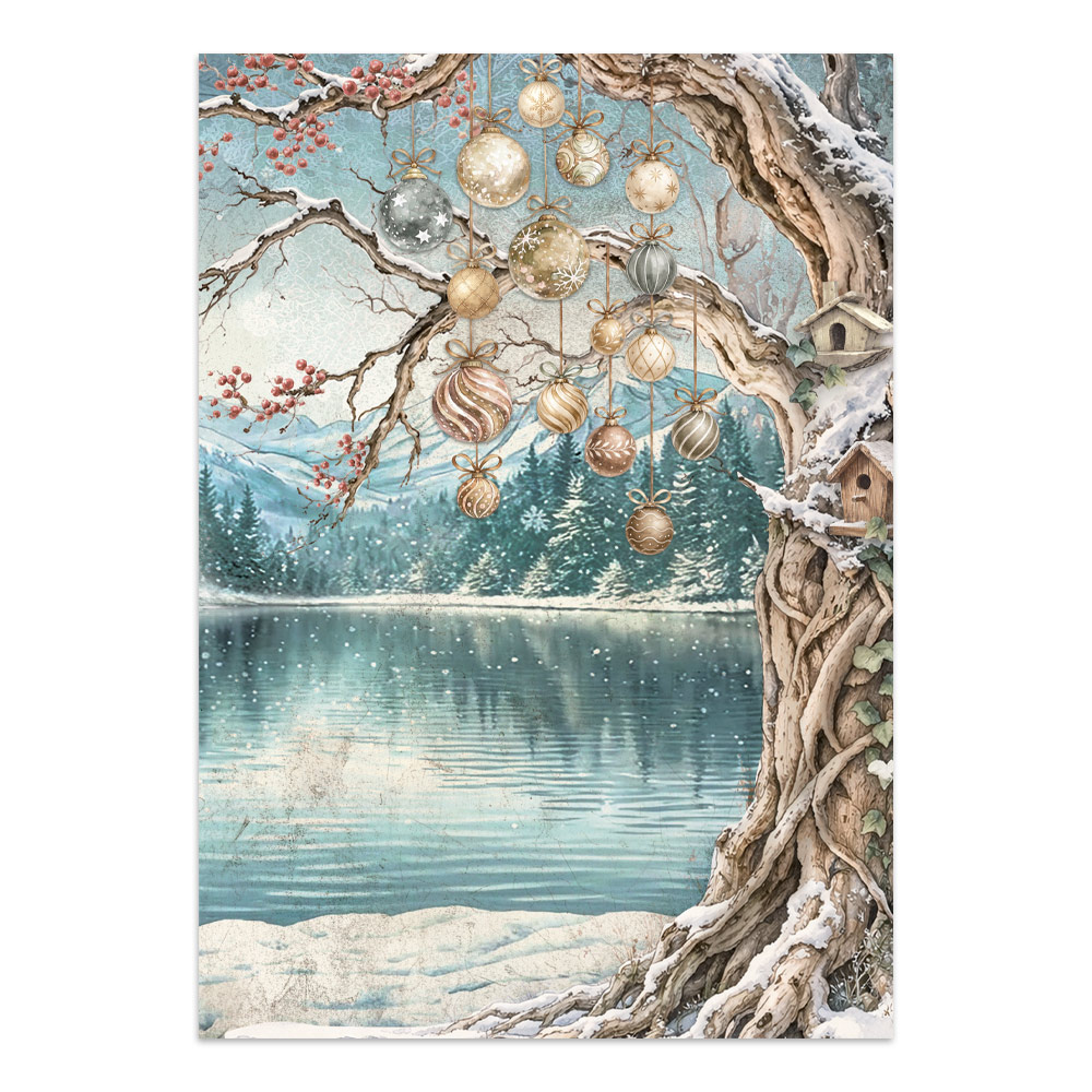 Stamperia – Junk Journal Focus Points A5 - White Christmas - immagine 10