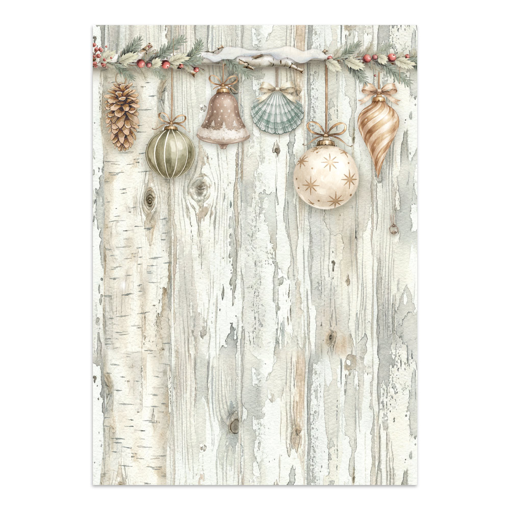 Stamperia – Junk Journal Focus Points A5 - White Christmas - immagine 11