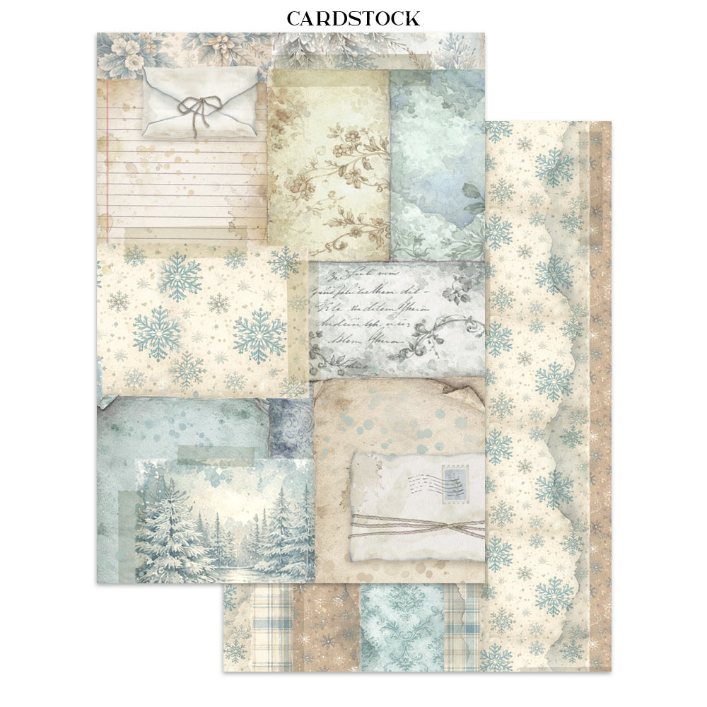 Stamperia – Junk Journal Focus Points A5 - White Christmas - immagine 18
