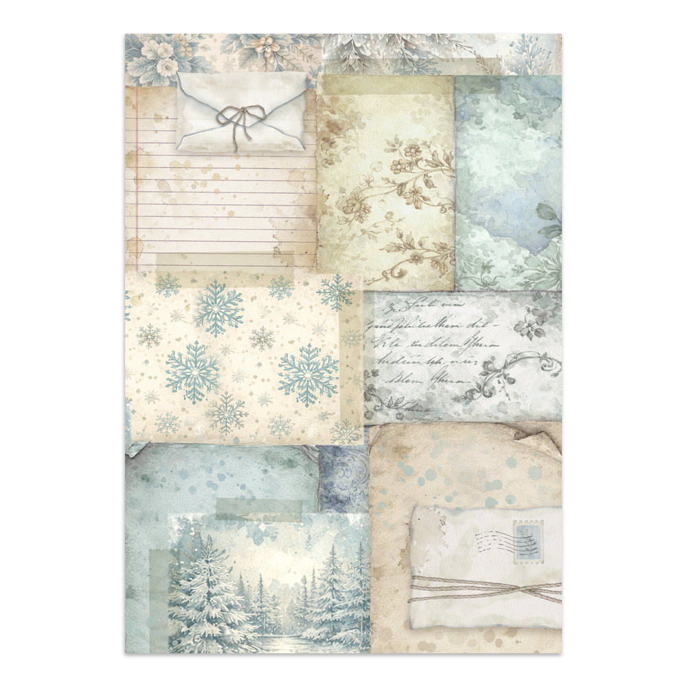 Stamperia – Junk Journal Focus Points A5 - White Christmas - immagine 19