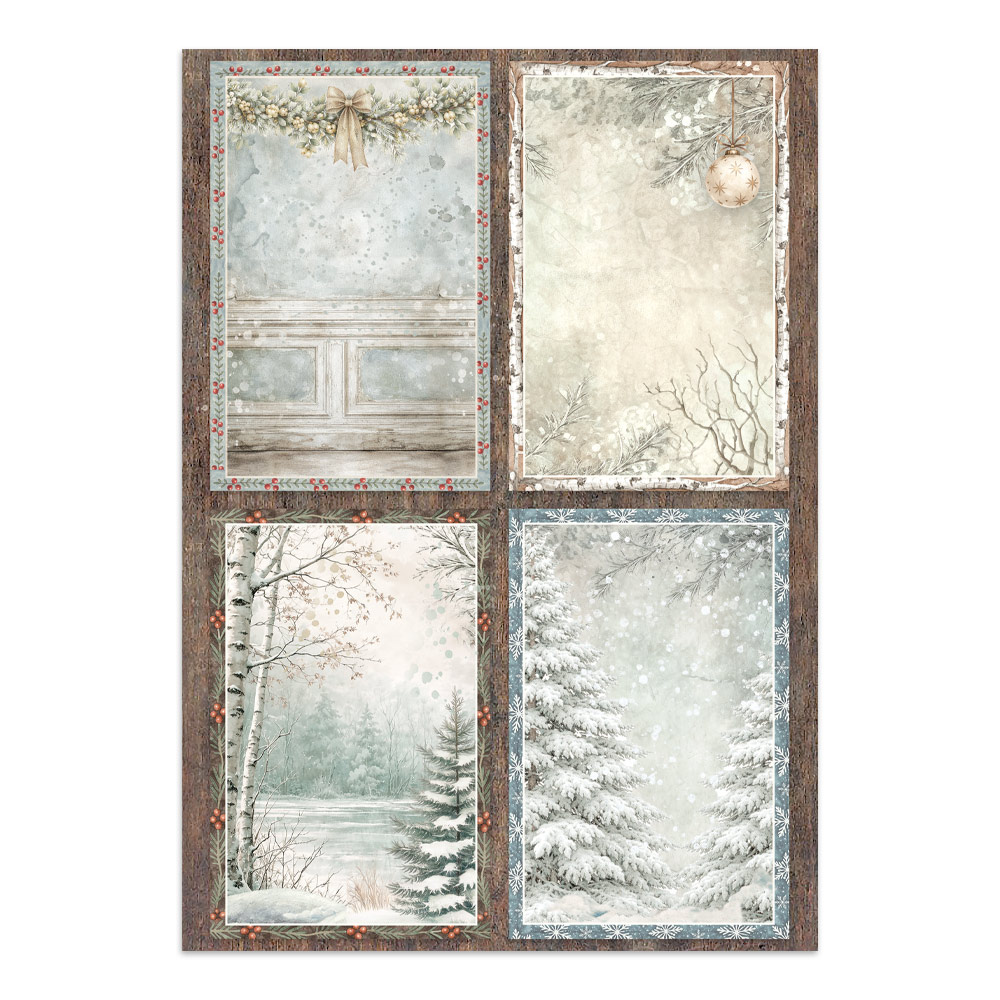 Stamperia – Junk Journal Focus Points A5 - White Christmas - immagine 22