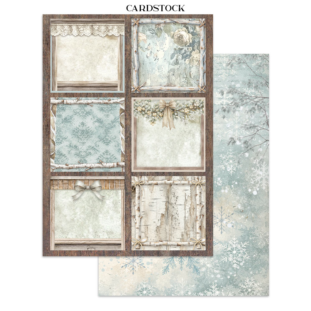 Stamperia – Junk Journal Focus Points A5 - White Christmas - immagine 24