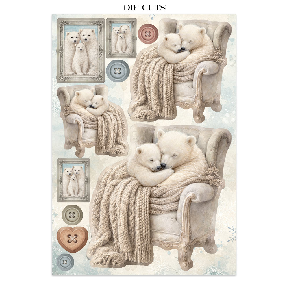 Stamperia – Junk Journal Focus Points A5 - White Christmas - immagine 29