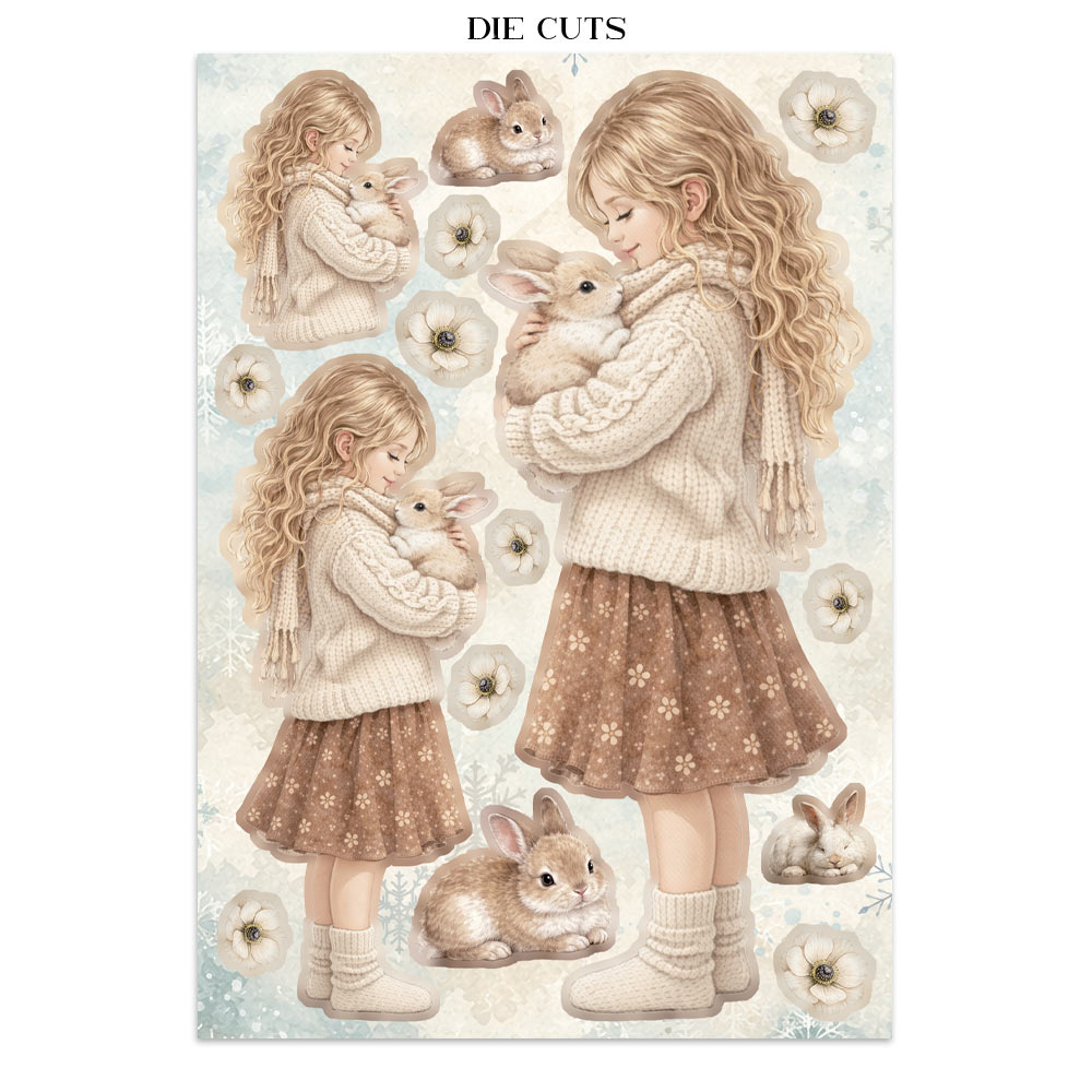 Stamperia – Junk Journal Focus Points A5 - White Christmas - immagine 31