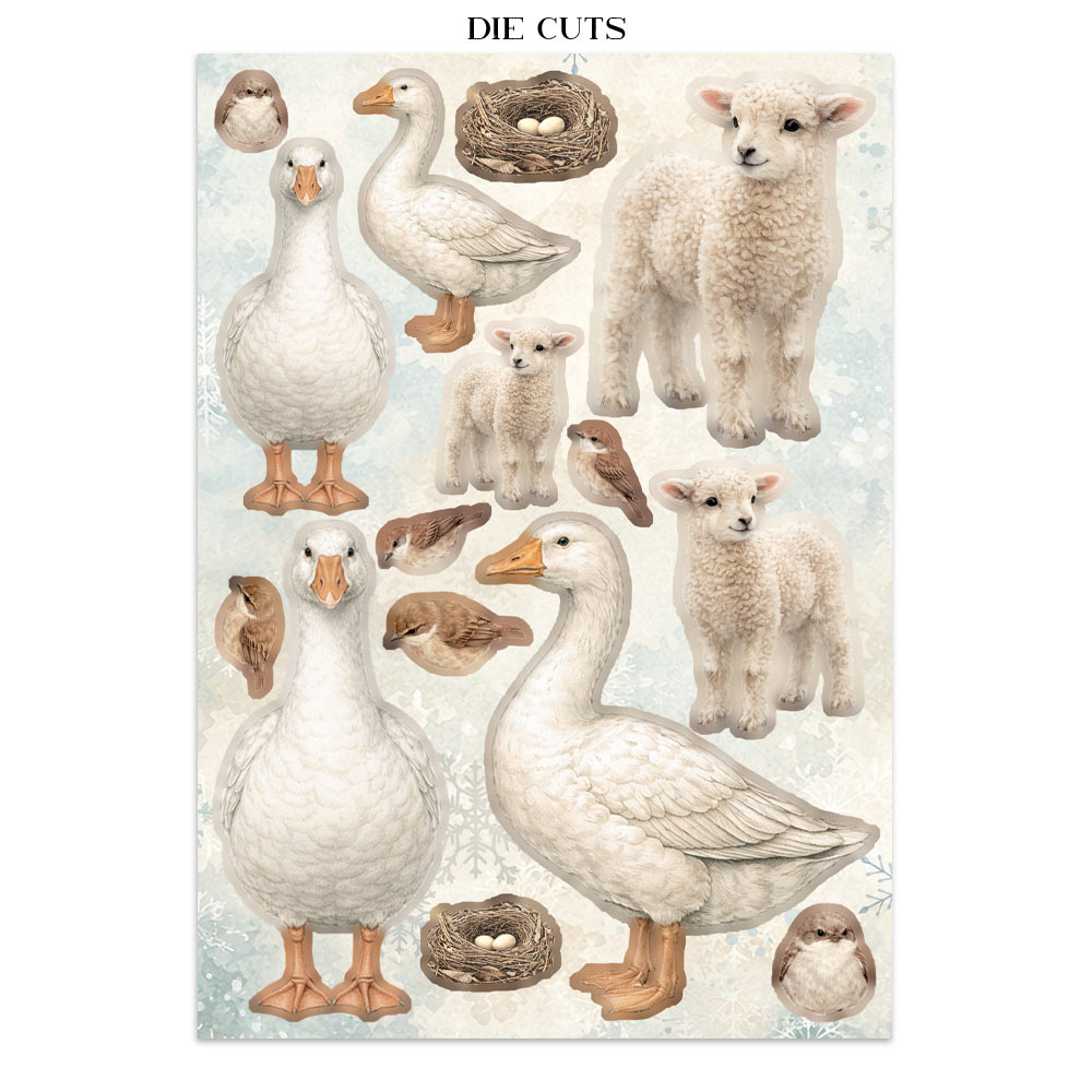 Stamperia – Junk Journal Focus Points A5 - White Christmas - immagine 32