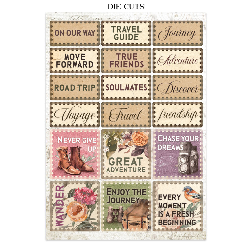 Stamperia – Junk Journal Focus Points A5 - Our Way - immagine 28