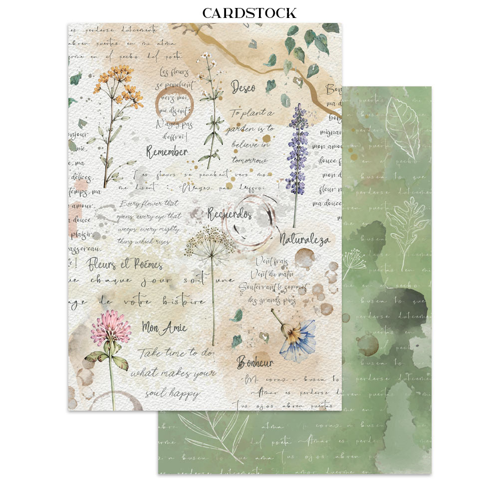Stamperia – Junk Journal Focus Points A5 - Flowers and Poems - immagine 15
