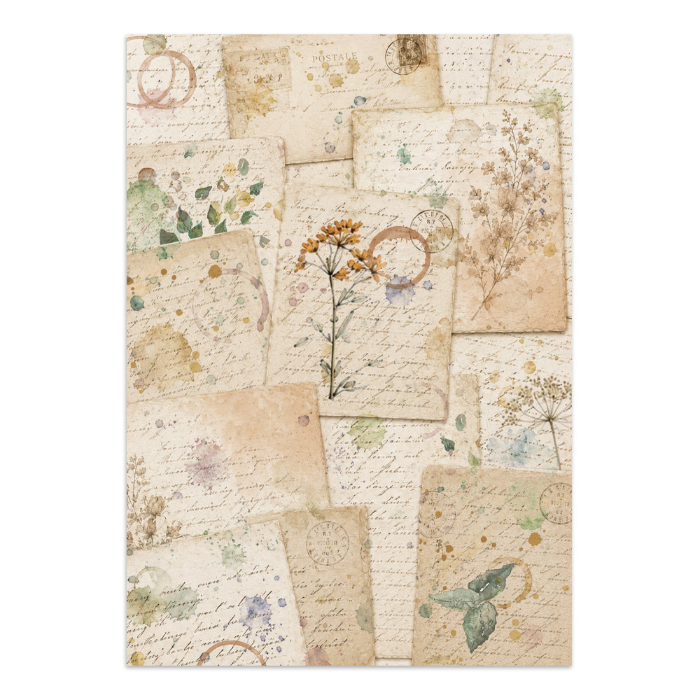 Stamperia – Junk Journal Focus Points A5 - Flowers and Poems - immagine 19