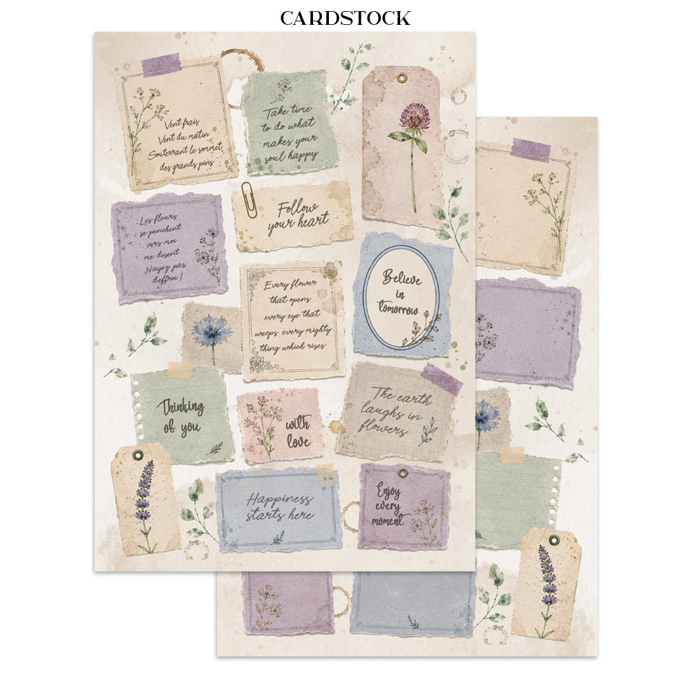 Stamperia – Junk Journal Focus Points A5 - Flowers and Poems - immagine 21