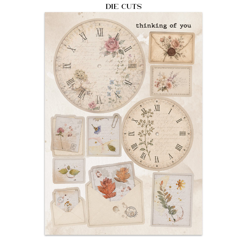 Stamperia – Junk Journal Focus Points A5 - Flowers and Poems - immagine 30