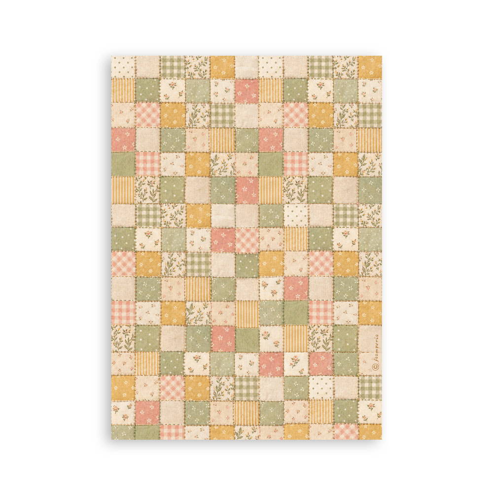 Stamperia – Blocco washi A5 – 8 fogli Cozy Family - immagine 9