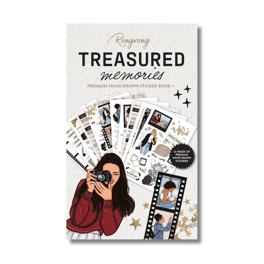 Rongrong Treasured Memory – Album di adesivi vintage – immagine 1