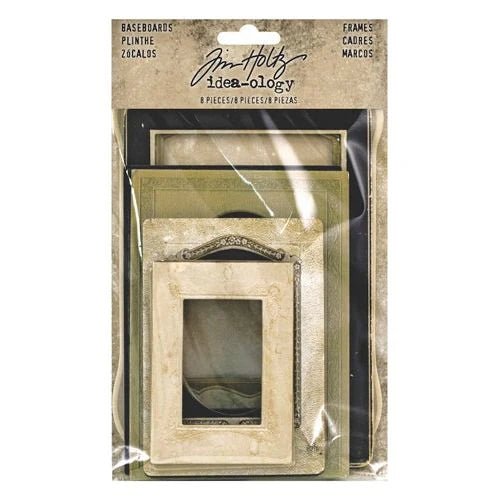 Tim Holtz Idea-ology Baseboard Frames – 8 cornici in cartone